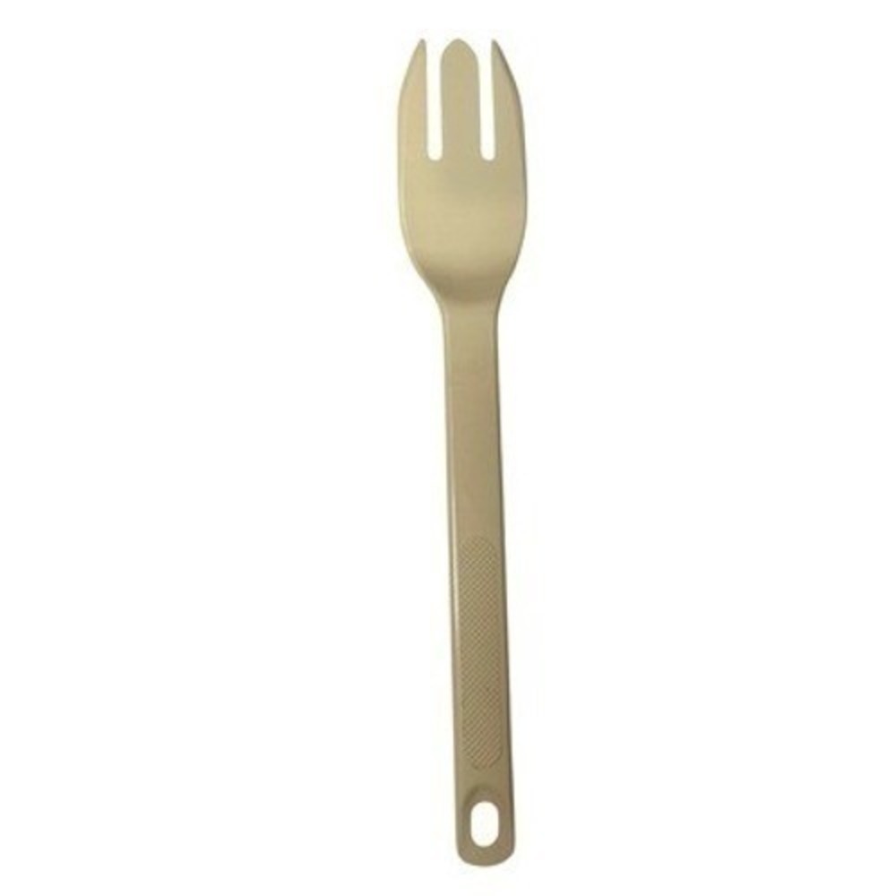 Vtg Cream Melamine 12" Serving Fork Stewart Mosberg Minimalist Cosplay 70's 80's